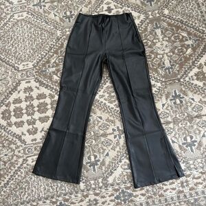 Abercrombie & Fitch Sleek Black Flare Pants